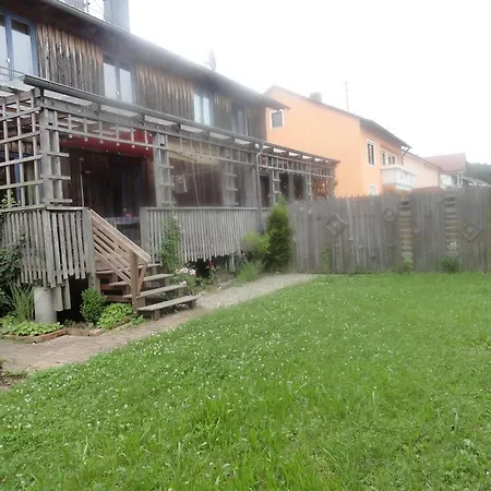 Holzhaus Mit Gruener Aussicht Zum Erholen Villa Burgheim Exterior photo